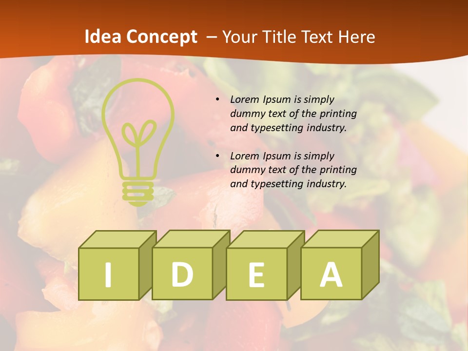 Nutritious Isolated Grecian PowerPoint Template