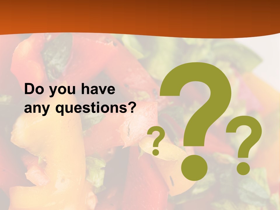 Nutritious Isolated Grecian PowerPoint Template