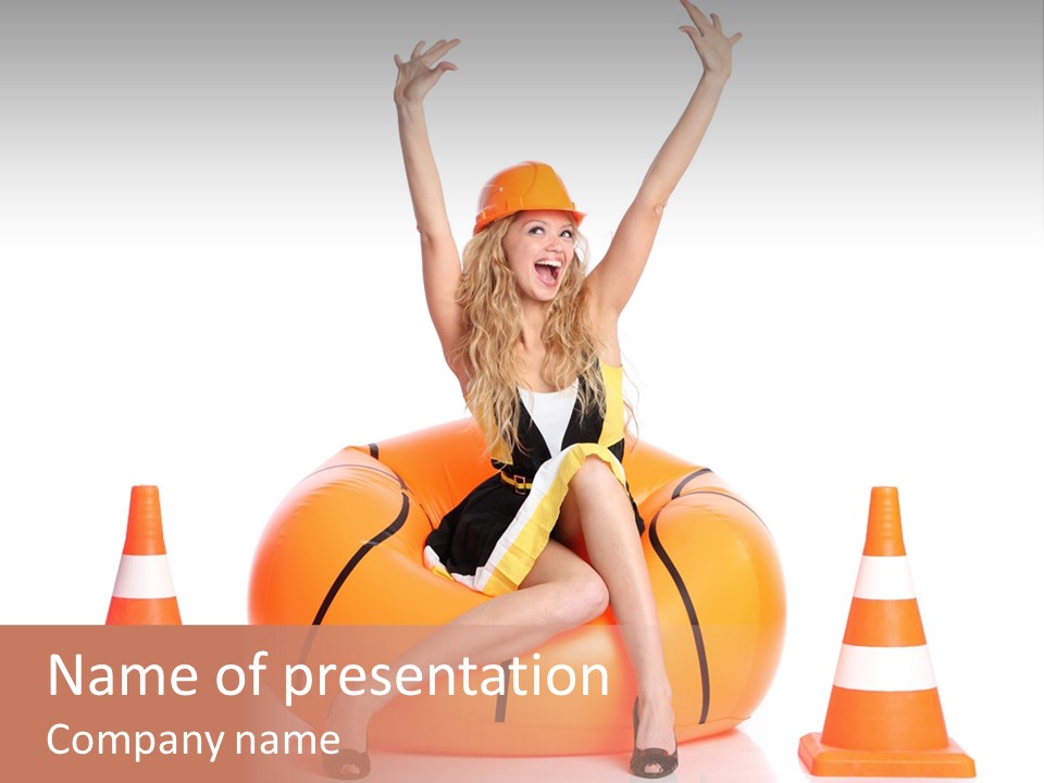 Cheerful Dress Job PowerPoint Template