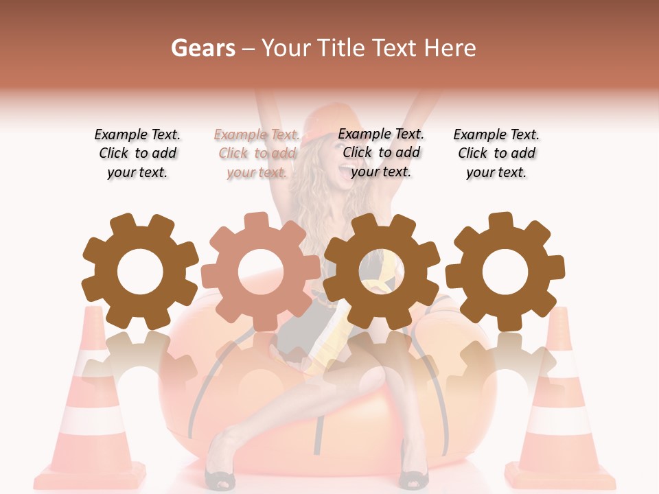 Cheerful Dress Job PowerPoint Template