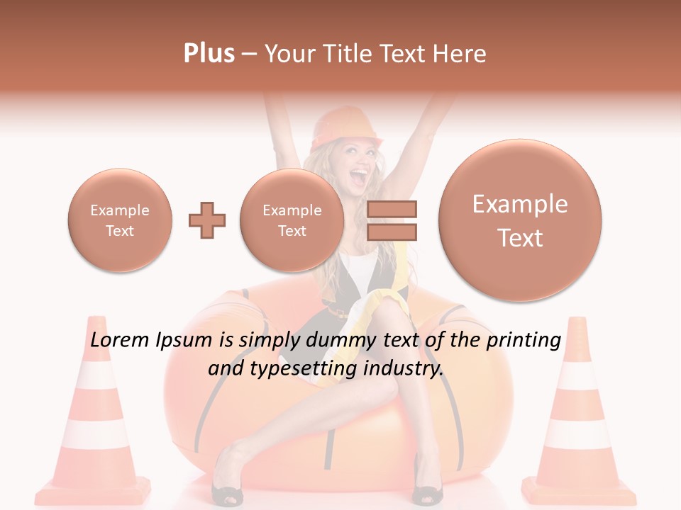 Cheerful Dress Job PowerPoint Template