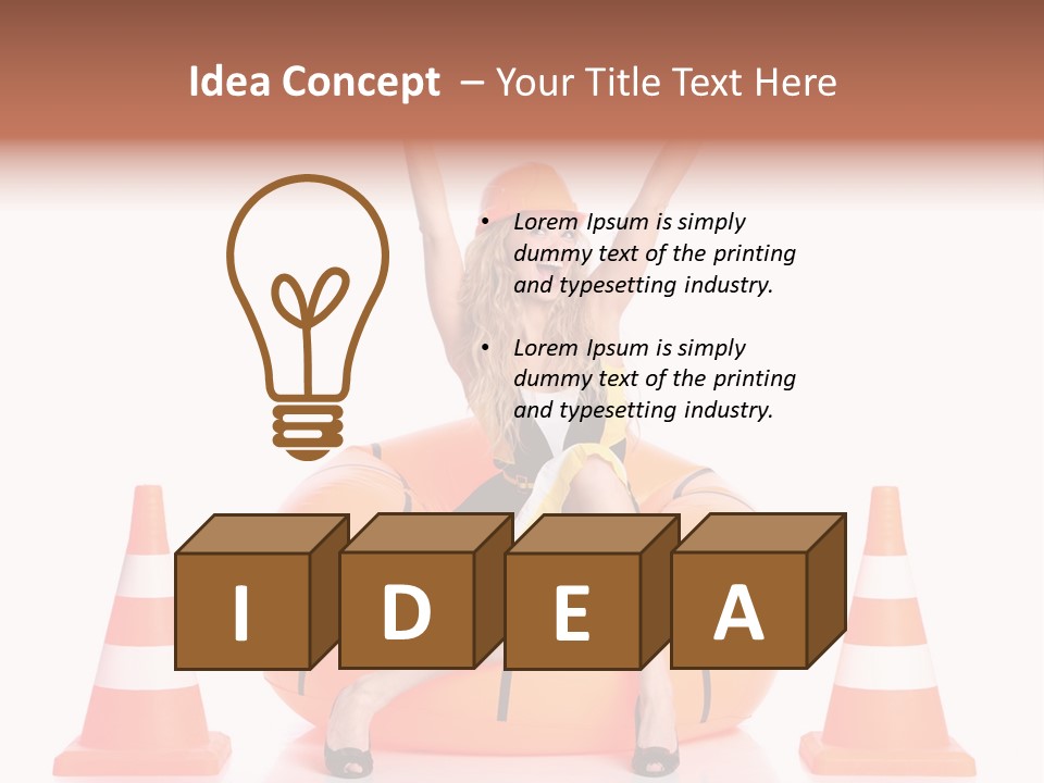 Cheerful Dress Job PowerPoint Template