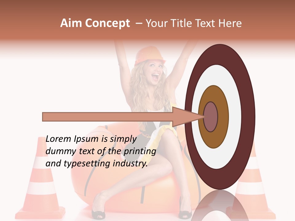 Cheerful Dress Job PowerPoint Template