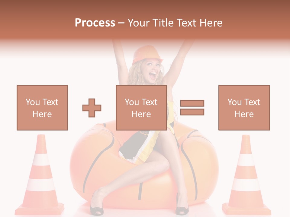 Cheerful Dress Job PowerPoint Template