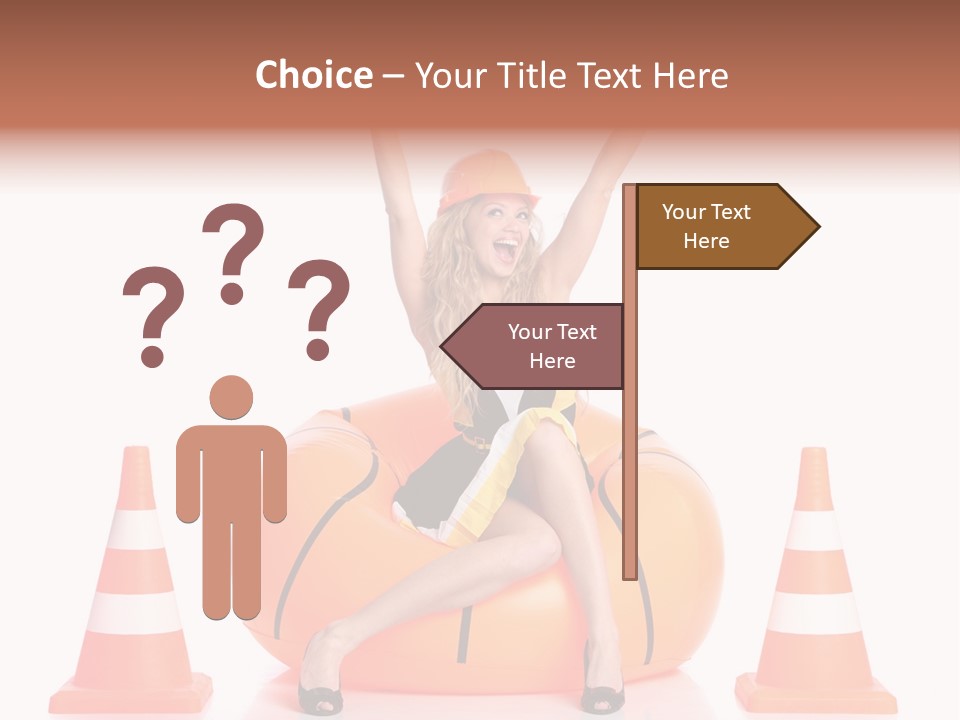 Cheerful Dress Job PowerPoint Template