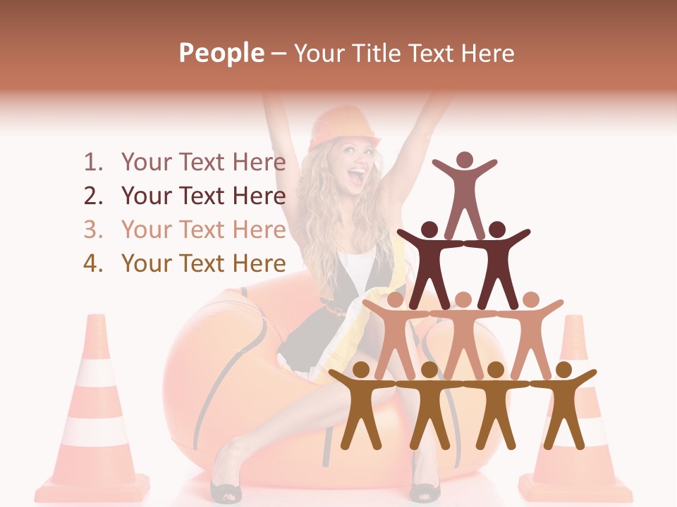 Cheerful Dress Job PowerPoint Template