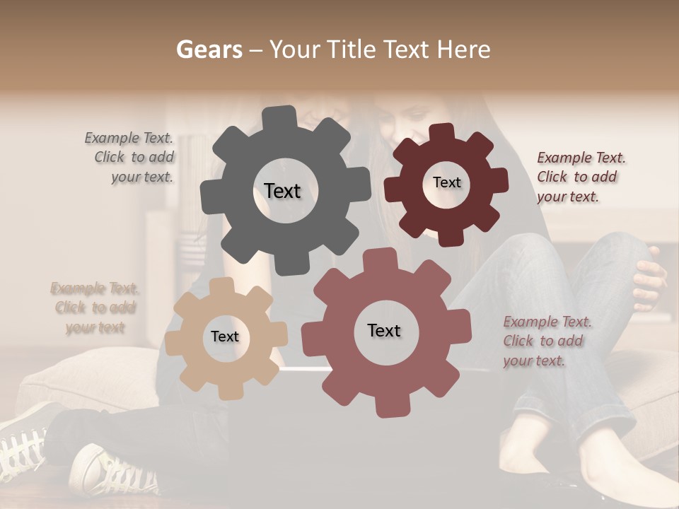 Technology  Jeans PowerPoint Template