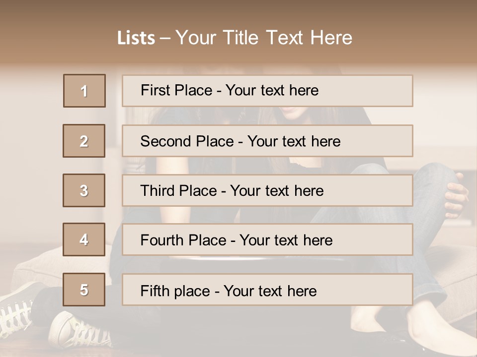 Technology  Jeans PowerPoint Template
