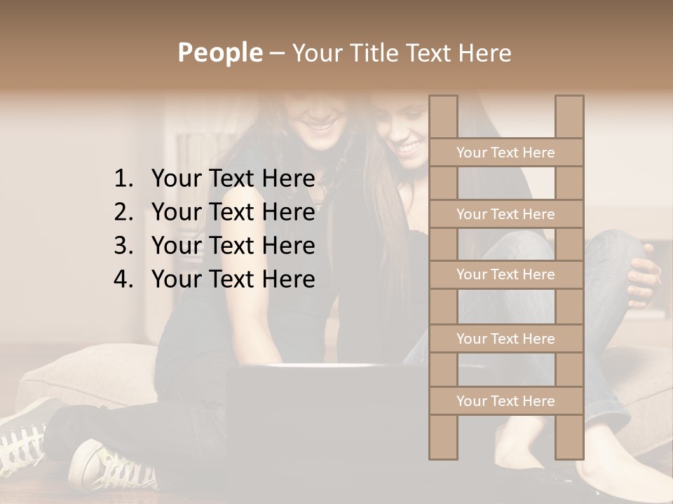 Technology  Jeans PowerPoint Template