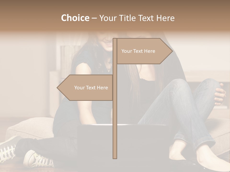 Technology  Jeans PowerPoint Template