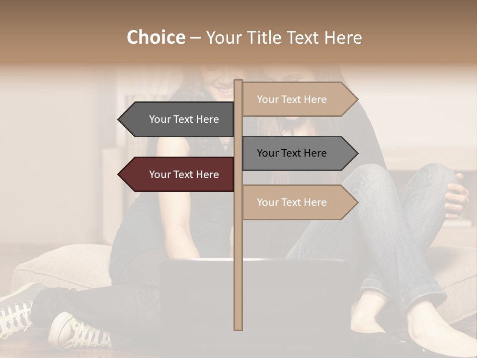 Technology  Jeans PowerPoint Template