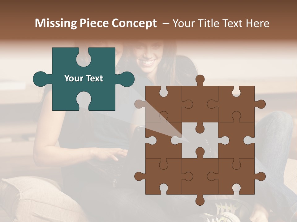 People Happy Girlfriends PowerPoint Template