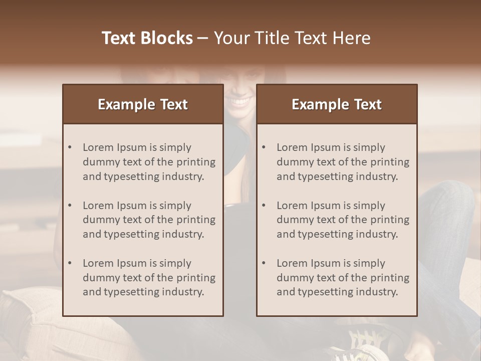 People Happy Girlfriends PowerPoint Template