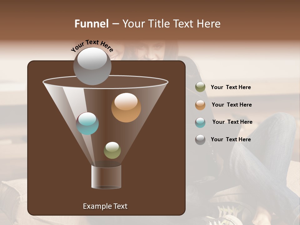 People Happy Girlfriends PowerPoint Template