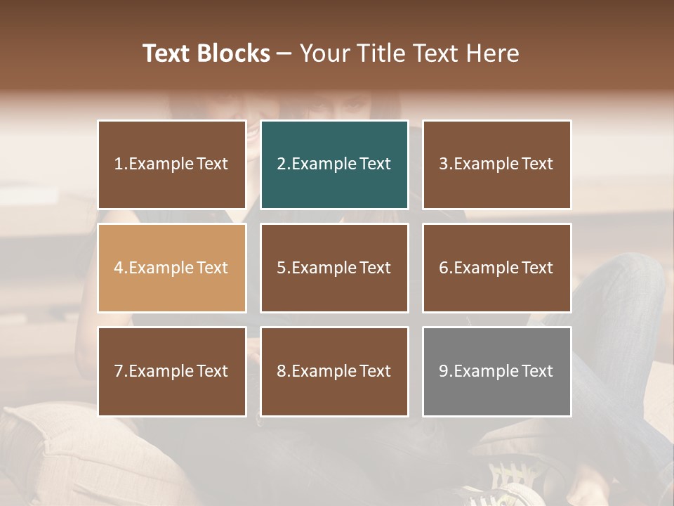 People Happy Girlfriends PowerPoint Template