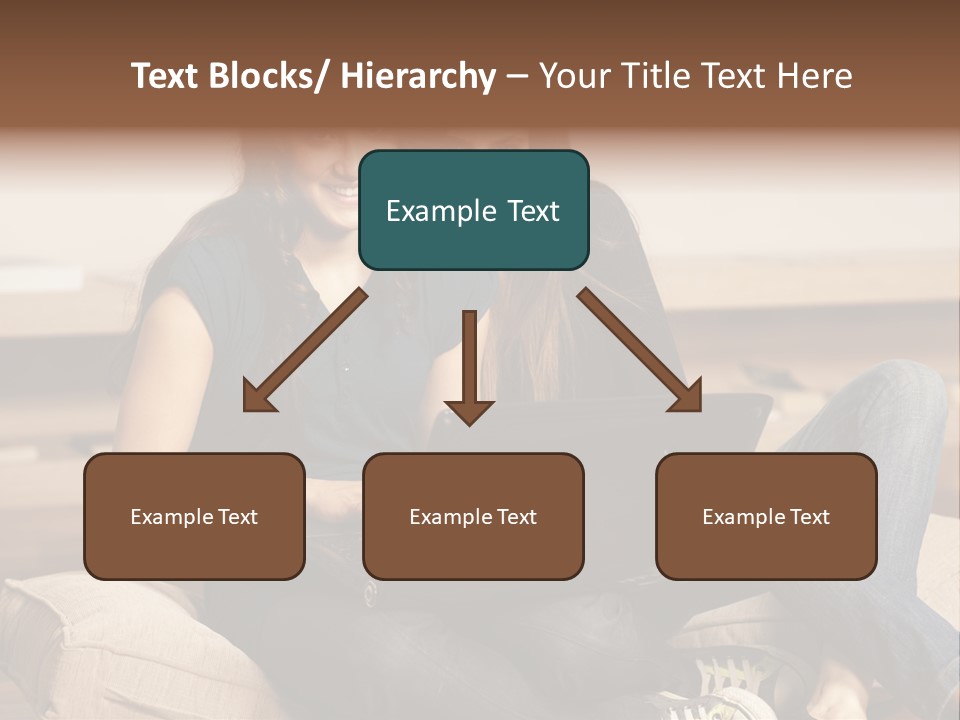 People Happy Girlfriends PowerPoint Template