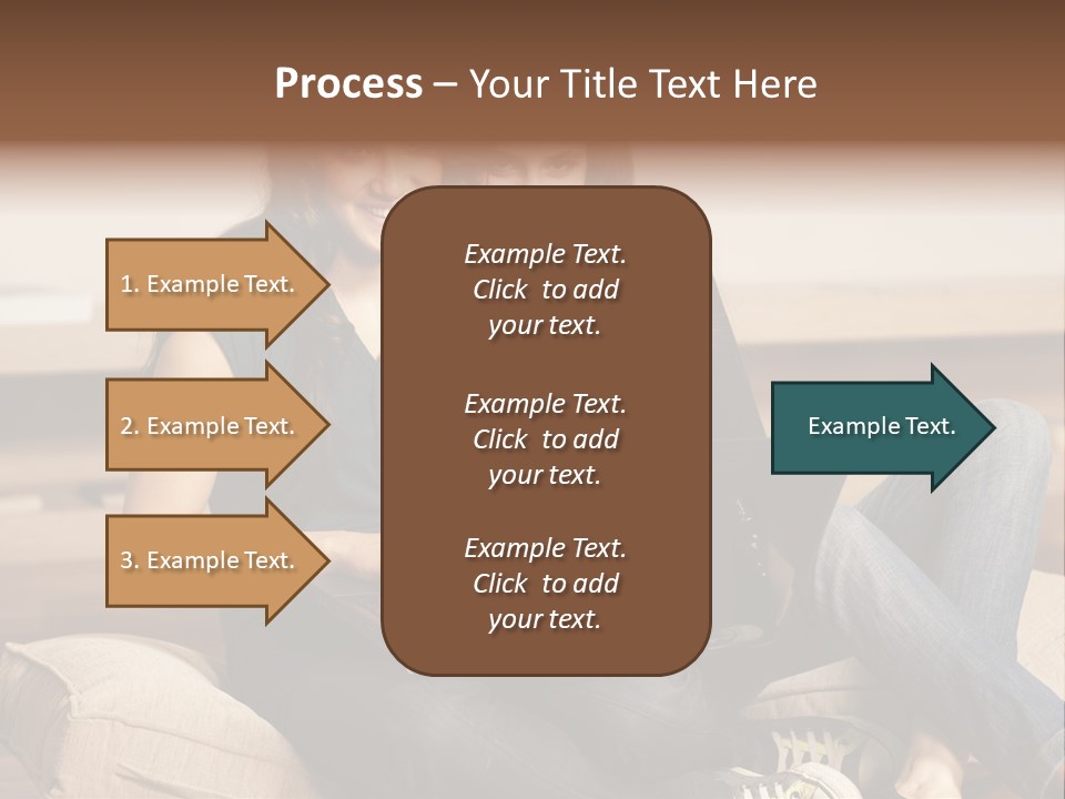 People Happy Girlfriends PowerPoint Template