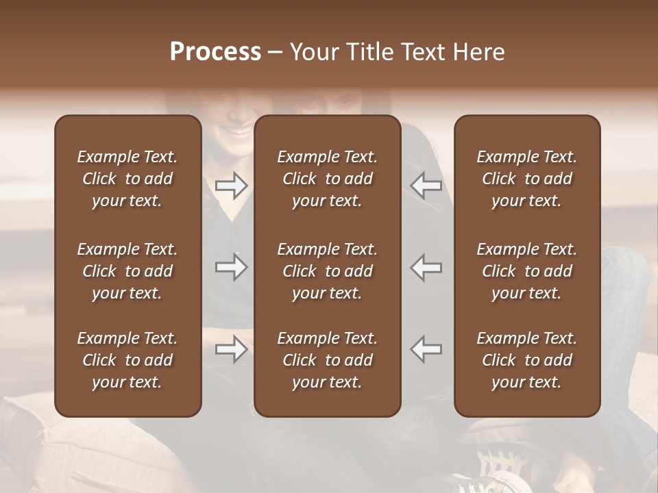 People Happy Girlfriends PowerPoint Template