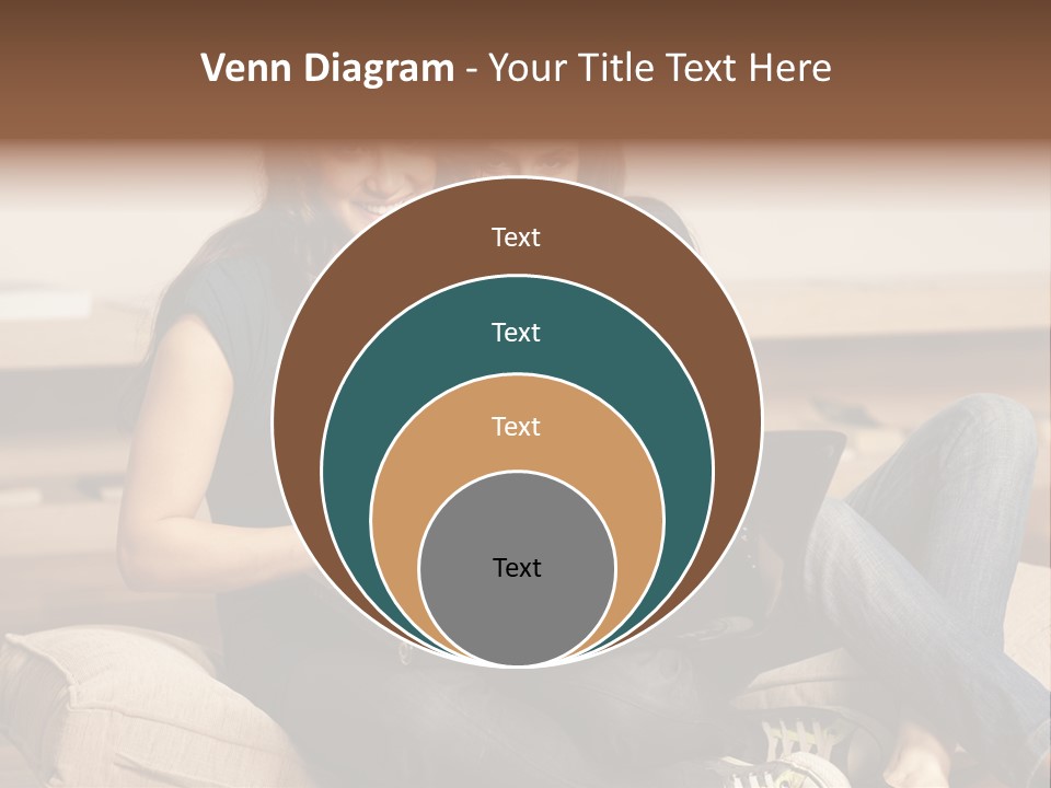 People Happy Girlfriends PowerPoint Template