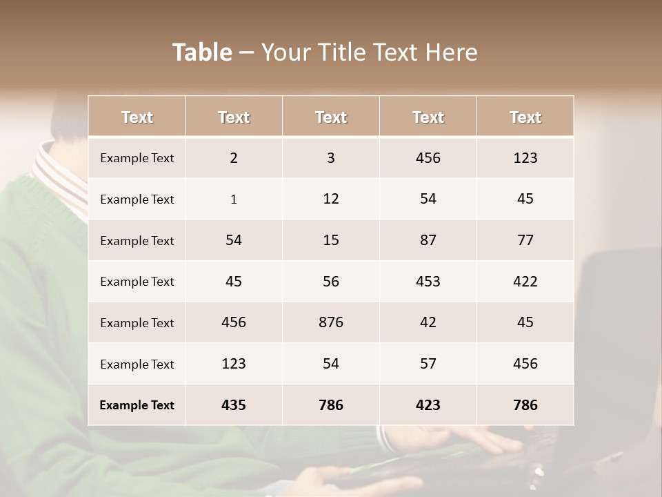 Green Technology Work PowerPoint Template