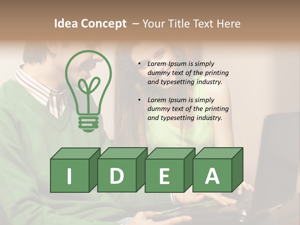 Green Technology Work PowerPoint Template