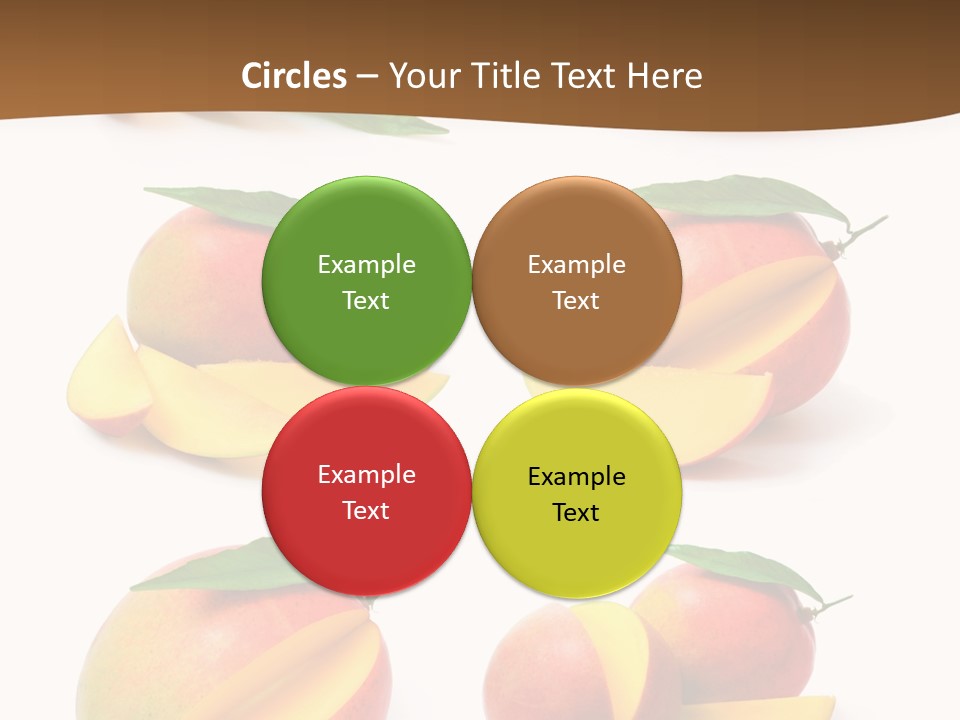 Furry Muffle Isolated PowerPoint Template