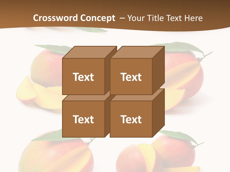 Furry Muffle Isolated PowerPoint Template