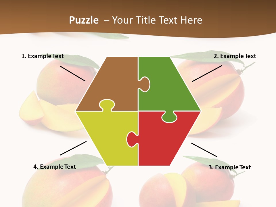 Furry Muffle Isolated PowerPoint Template