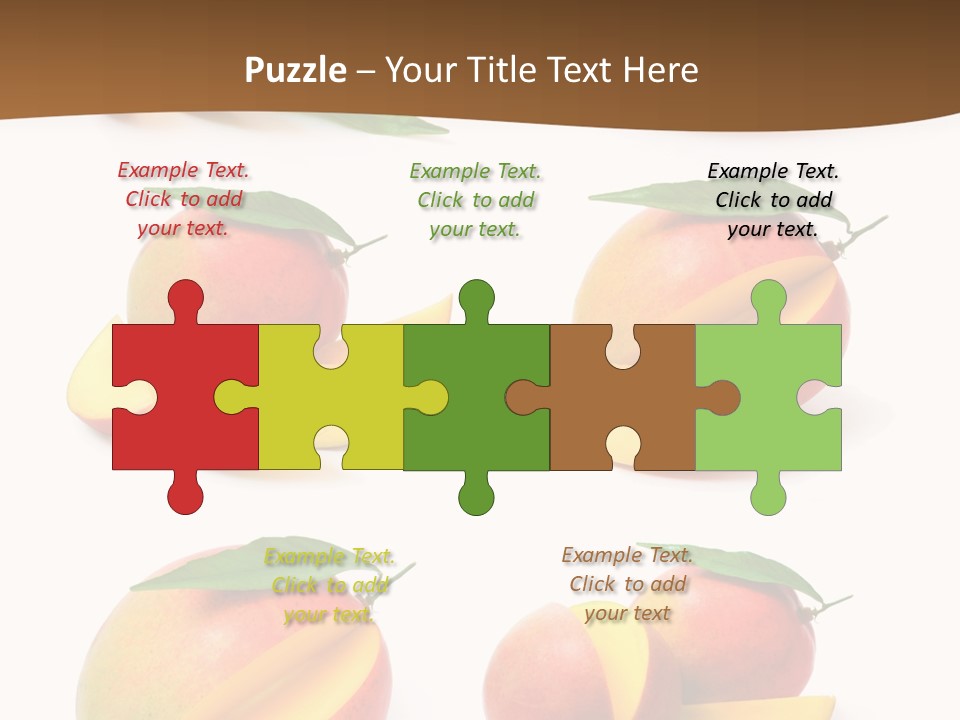 Furry Muffle Isolated PowerPoint Template