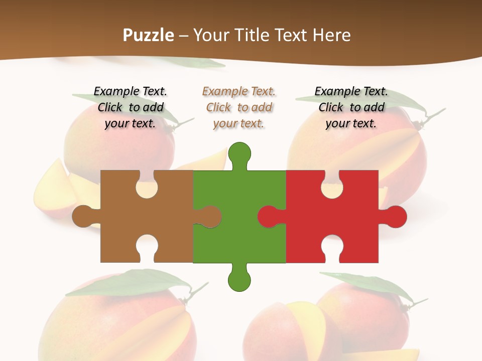 Furry Muffle Isolated PowerPoint Template