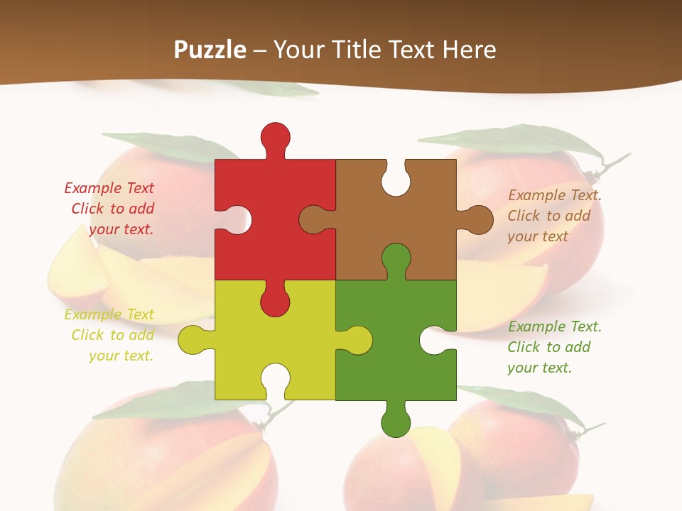 Furry Muffle Isolated PowerPoint Template