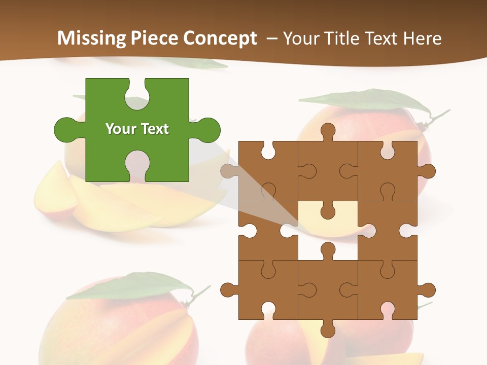 Furry Muffle Isolated PowerPoint Template