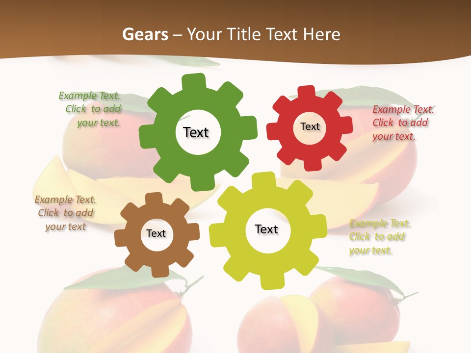 Furry Muffle Isolated PowerPoint Template