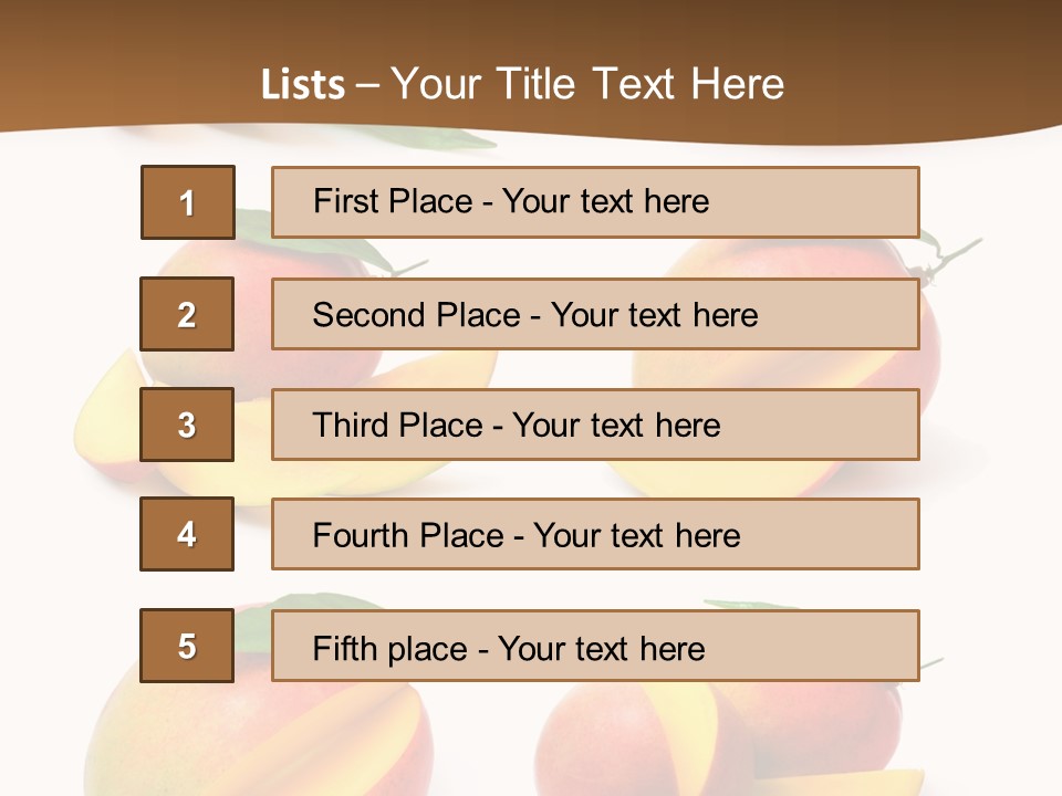 Furry Muffle Isolated PowerPoint Template