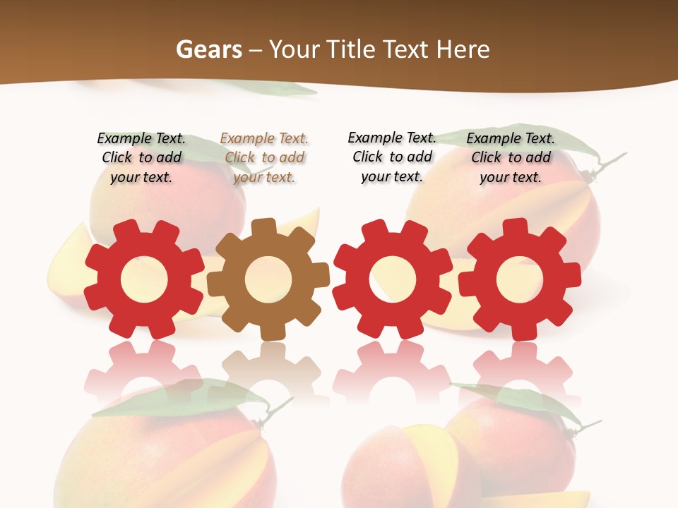 Furry Muffle Isolated PowerPoint Template