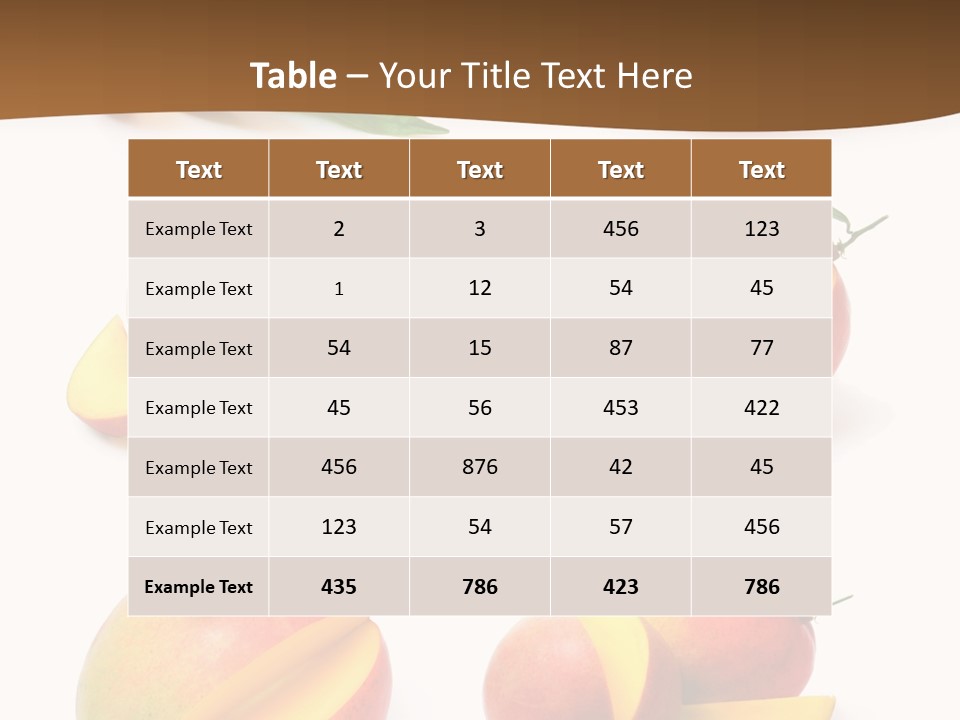 Furry Muffle Isolated PowerPoint Template
