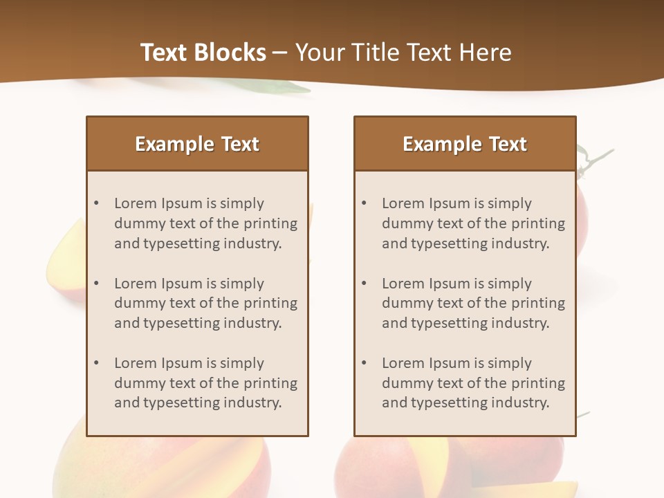 Furry Muffle Isolated PowerPoint Template