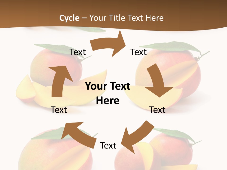 Furry Muffle Isolated PowerPoint Template