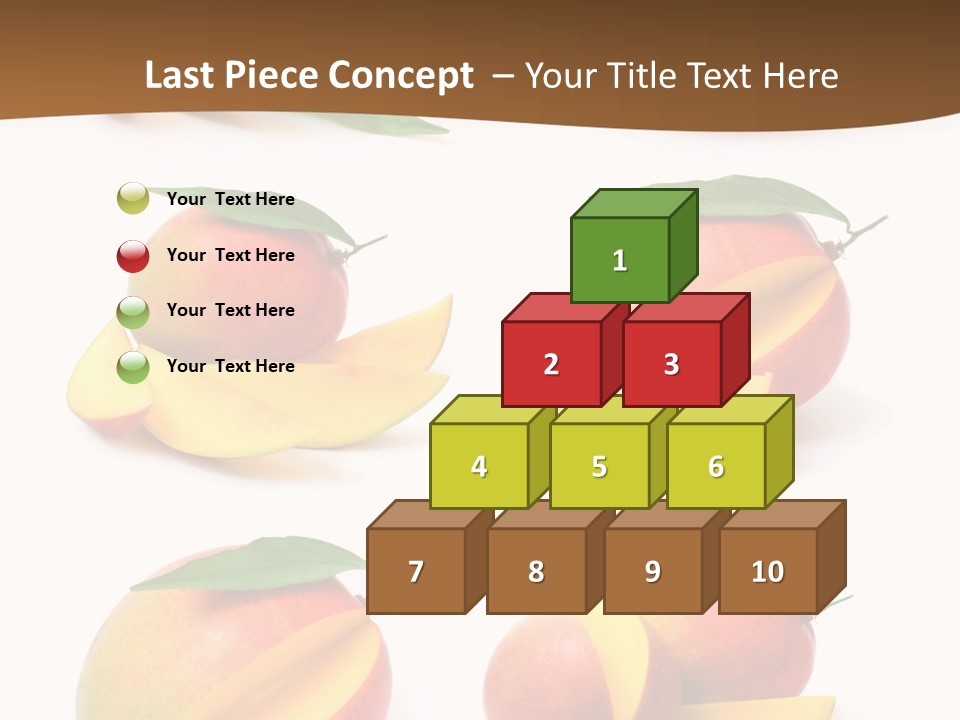 Furry Muffle Isolated PowerPoint Template