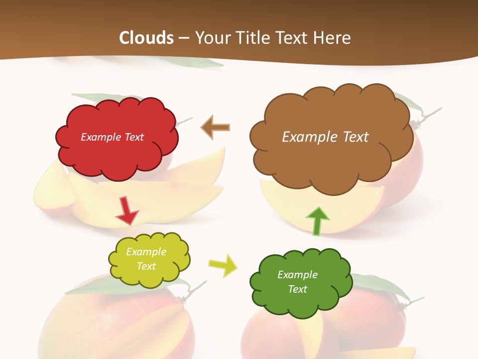 Furry Muffle Isolated PowerPoint Template