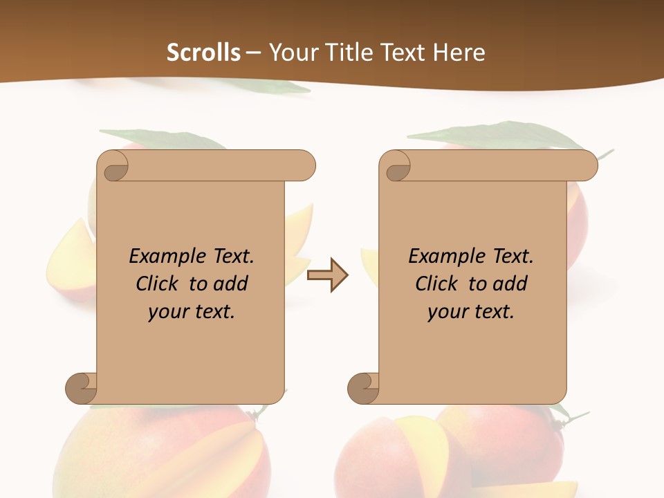 Furry Muffle Isolated PowerPoint Template