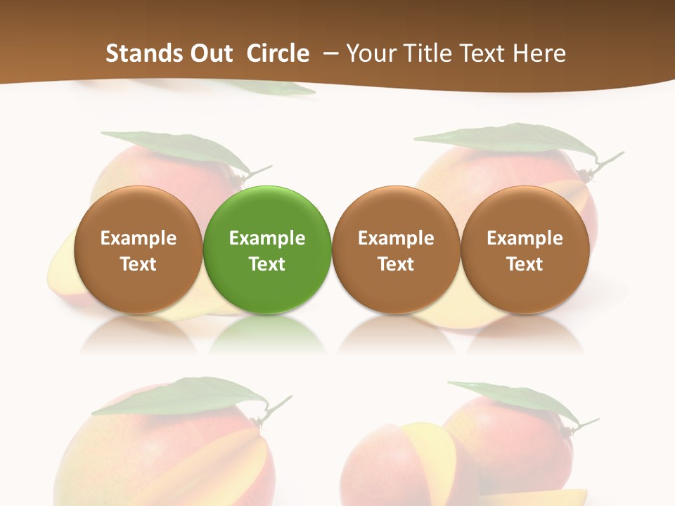 Furry Muffle Isolated PowerPoint Template