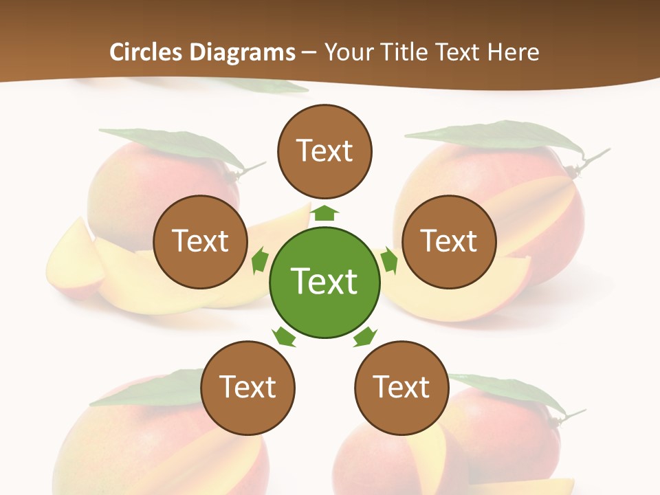 Furry Muffle Isolated PowerPoint Template