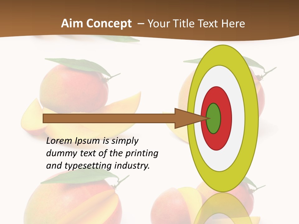 Furry Muffle Isolated PowerPoint Template