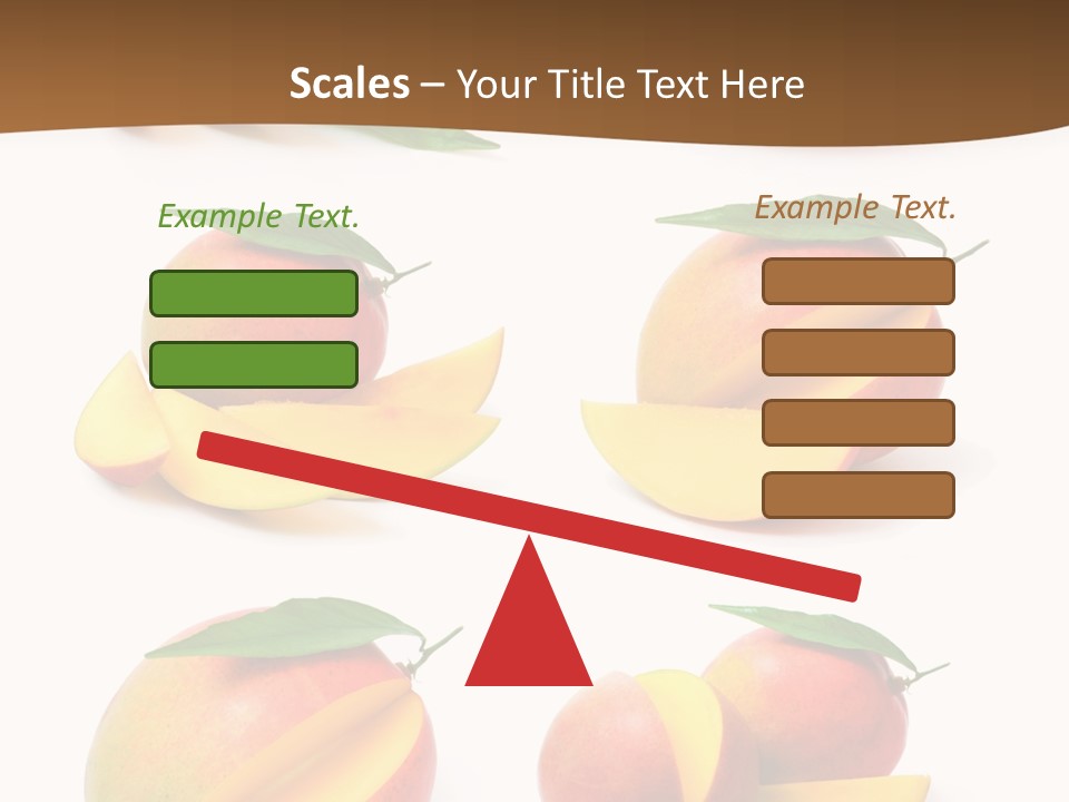 Furry Muffle Isolated PowerPoint Template