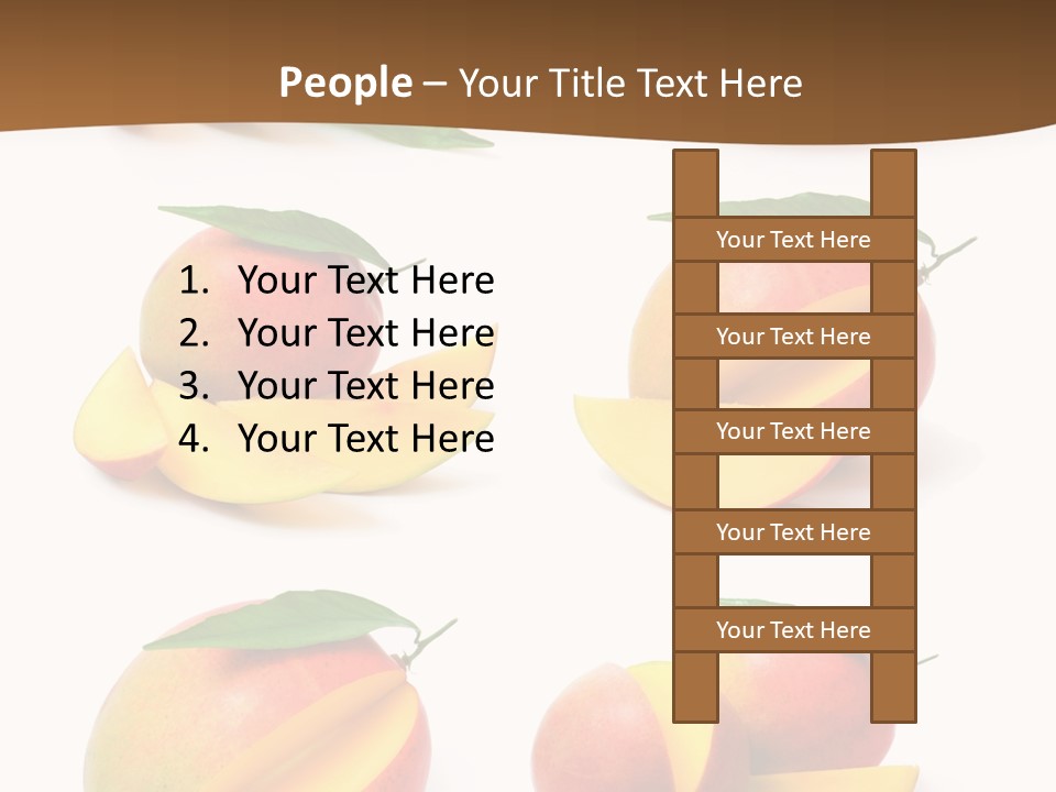 Furry Muffle Isolated PowerPoint Template