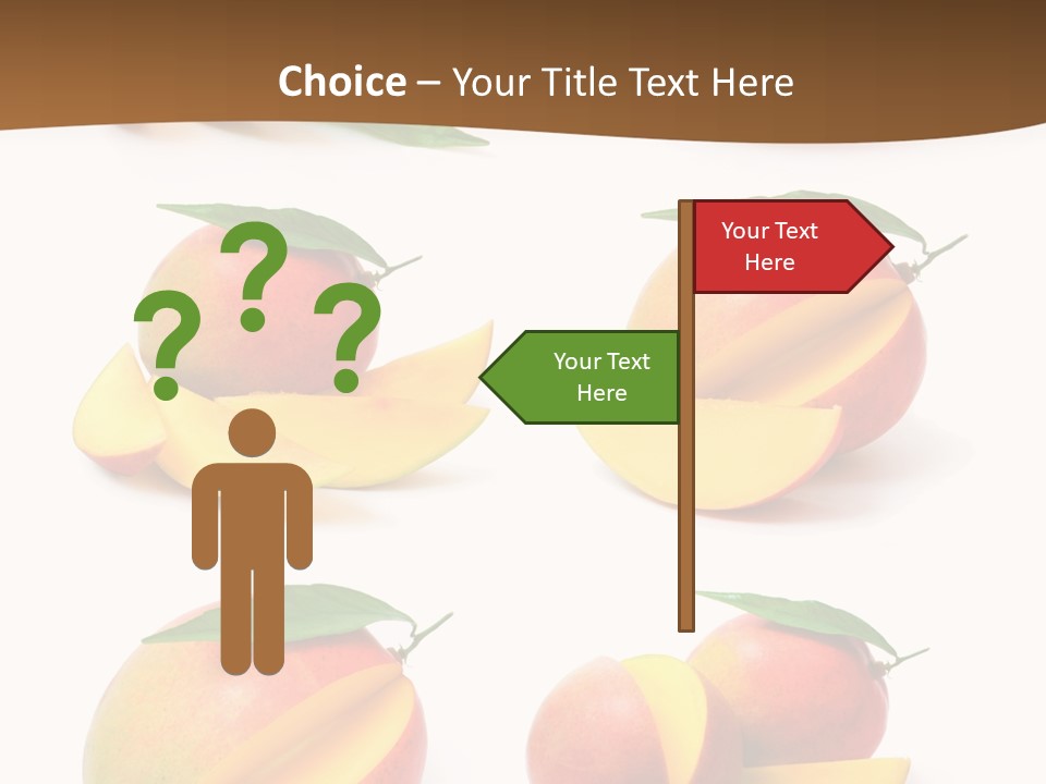 Furry Muffle Isolated PowerPoint Template