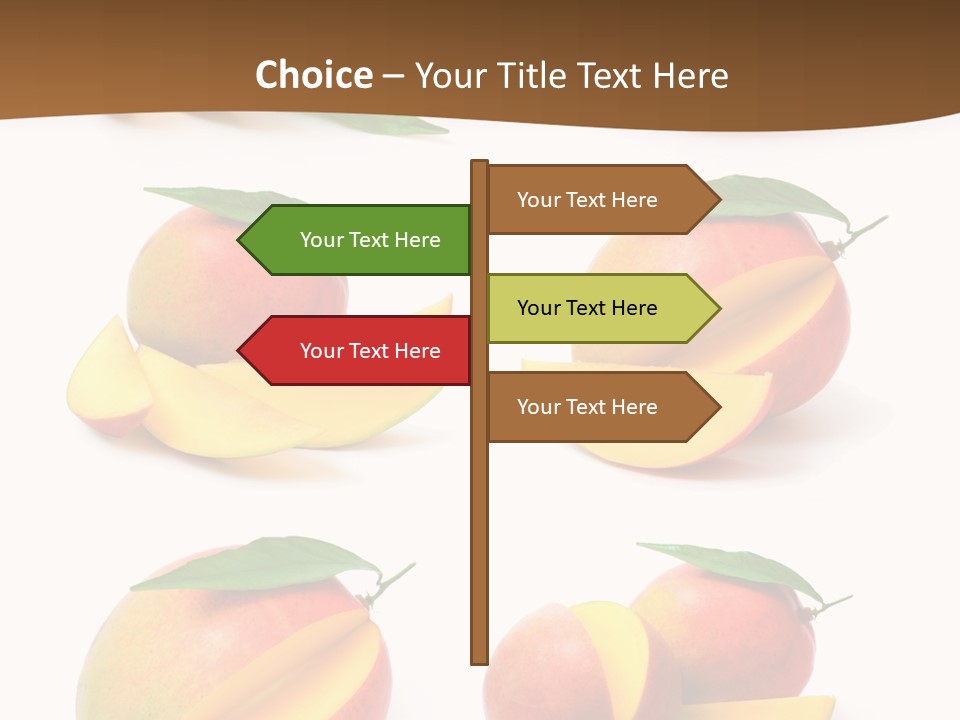 Furry Muffle Isolated PowerPoint Template