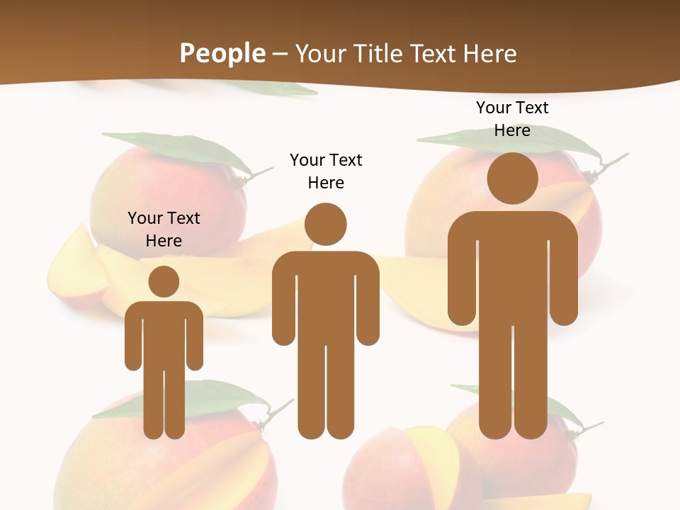 Furry Muffle Isolated PowerPoint Template