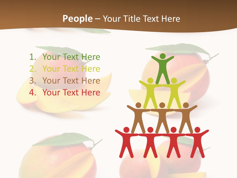 Furry Muffle Isolated PowerPoint Template